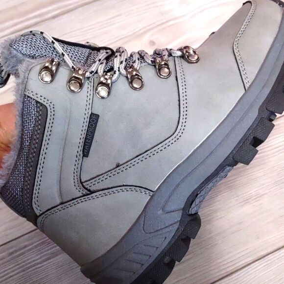 (79-1823) Mens Womens Winter Snow Boots Warm Waterproof Non Slip Sz 36 (6.5W-5M) - Picture 5 of 12